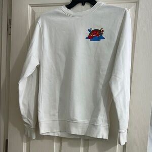 Nike White Graphic Men's Pullover